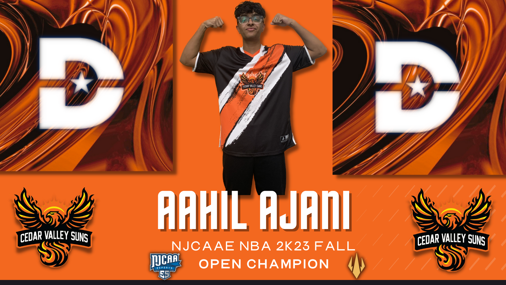 Cedar Valley's Aahil Ajani is your NJCAAE NBA 2K23 Fall Open CHAMPION