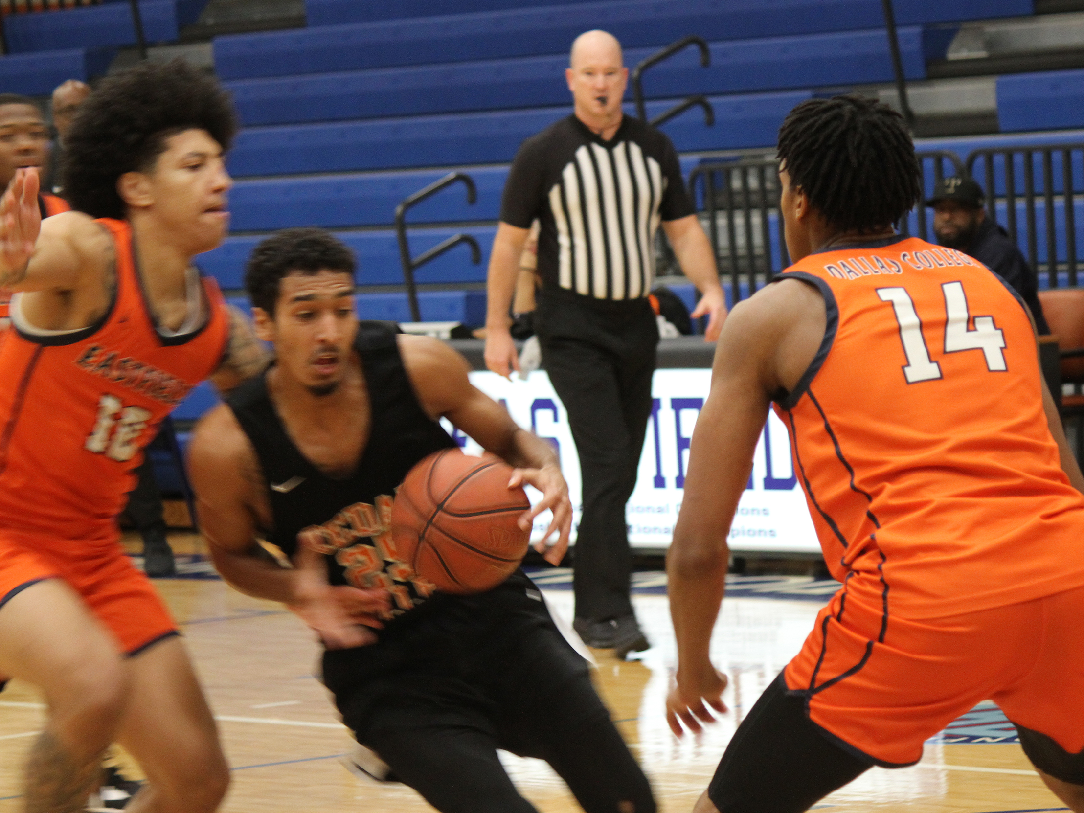 Isaiah Sobers had 20 points on Tuesday night in Dallas College Cedar Valley's win over Arkansas Cossatot. 