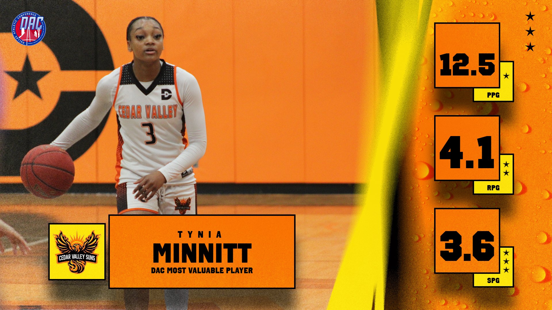 Minnitt Voted DAC MVP, Suns Collect 14 Honors