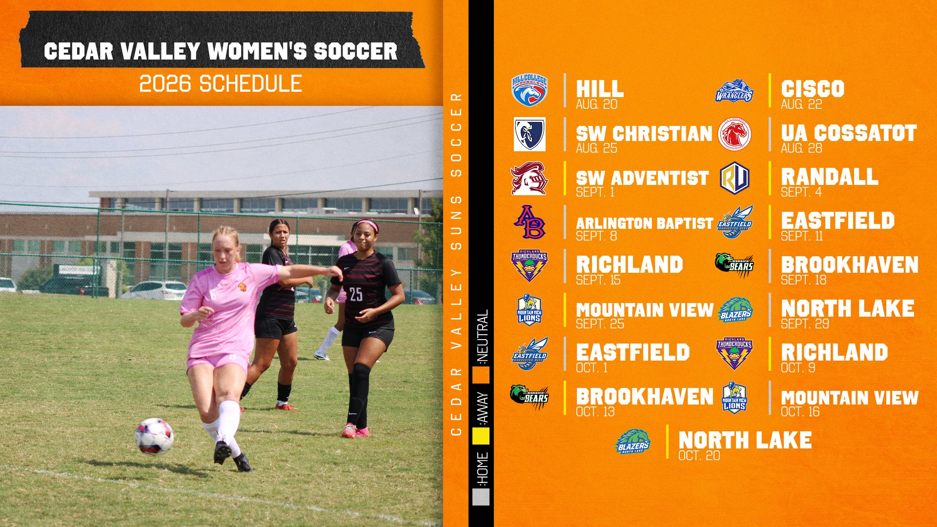 Cedar Valley Women's Soccer Season Begins Aug. 20